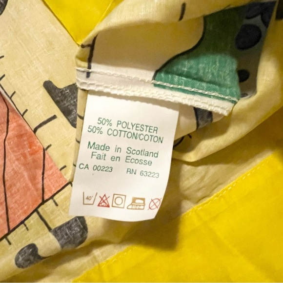 Vintage Multi Coloured Crayon and Pencil Patterned Pillow Case - Picture 13 of 13